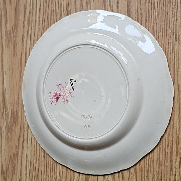 Vintage Masons Mikado pattern Antique 1920s hand Painted pottery plate decor - Picture 5 of 7